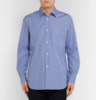 Comme des Garçons SHIRT - Striped Cotton-Poplin Shirt - Men - Blue