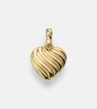 David Yurman Puffy Heart Amulet 18kt gold (750/1000) pendant with diamonds