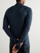 Houdini - Desoli Solid Merino™ Half-Zip Ski Base Layer - Blue