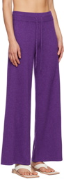 LISA YANG Purple Sofi Lounge Pants