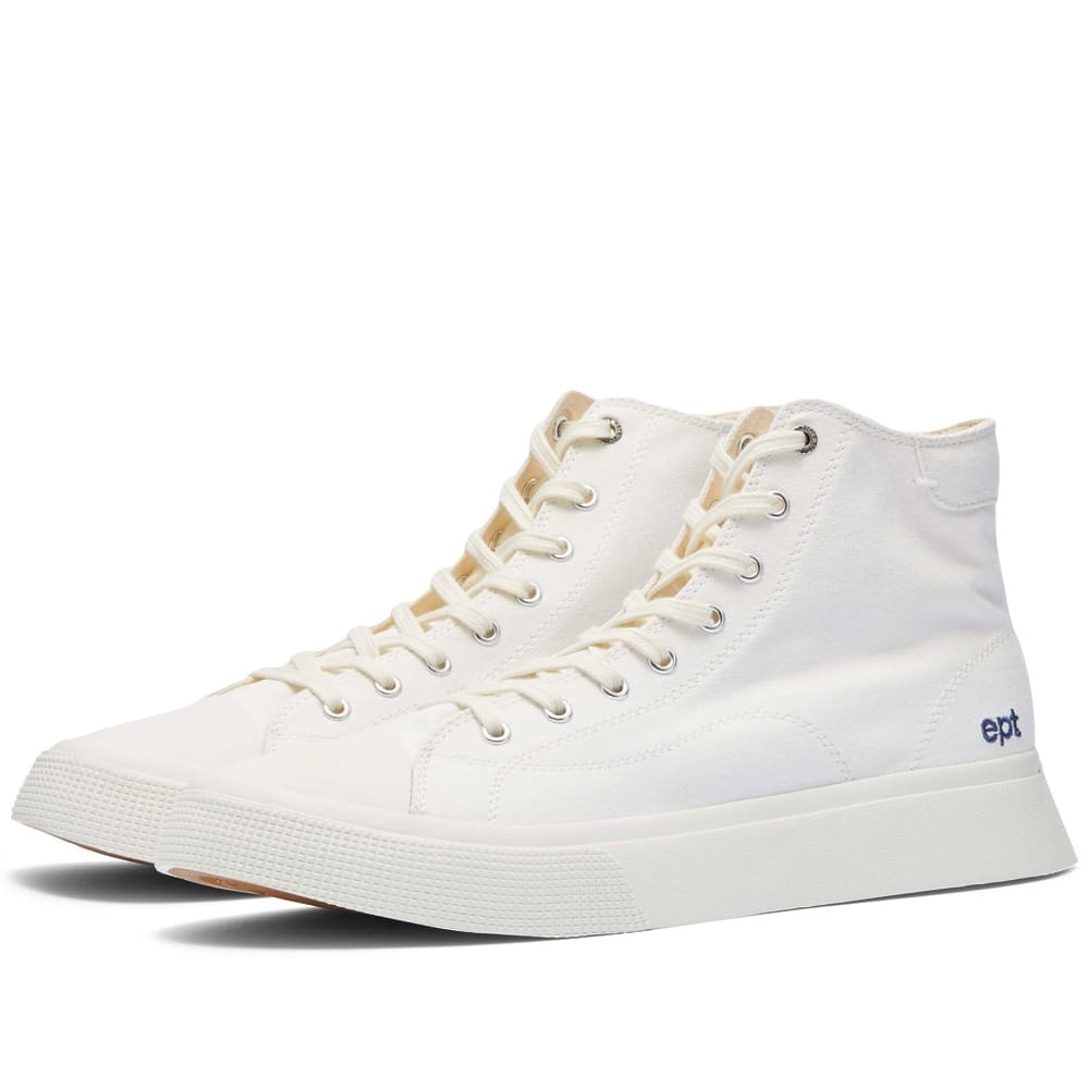 Photo: East Pacific Trade Men's Dive Pro Hi-Top Sneakers in Off White