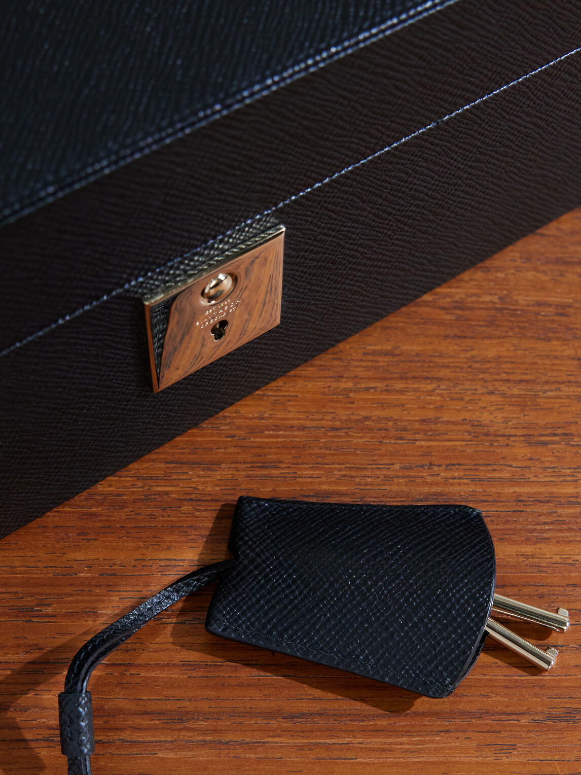 Smythson - Panama Cross-Grain Leather Jewellery Box