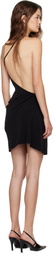 Coperni Black Washing Clip Minidress