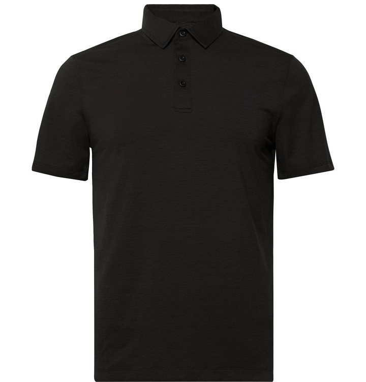 Photo: Lululemon - Evolution Stretch-Jersey Polo Shirt - Black