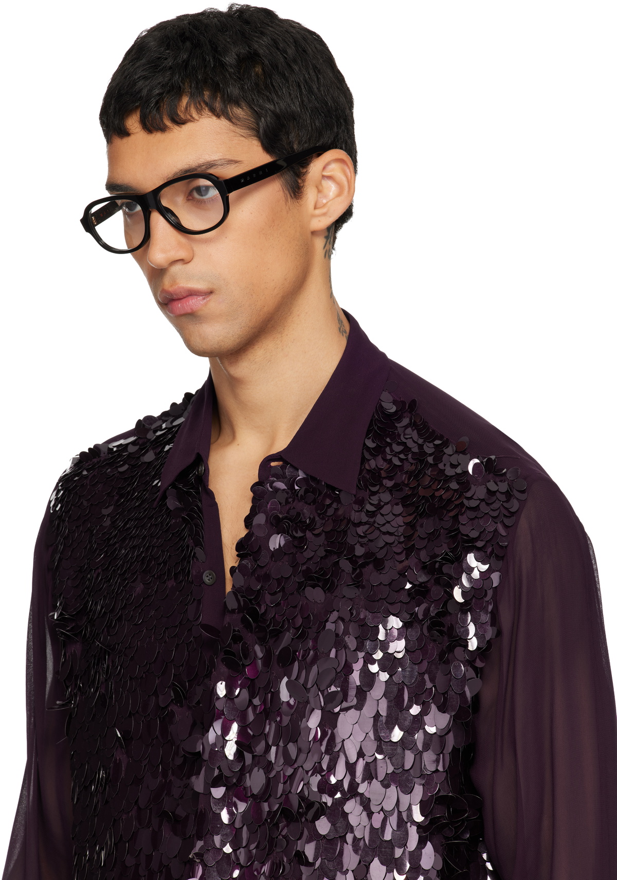 Marni Black RETROSUPERFUTURE Edition Azotl Glasses
