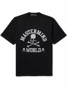 Mastermind World - Logo-Print Cotton-Jersey T-Shirt - Black