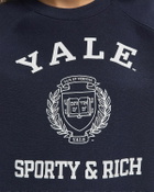 Sporty & Rich Veritas Soft Crewneck Blue Womens Sweatshirt