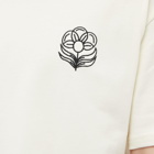 Blue Flowers Men's Pollinator T-Shirt in Antique White