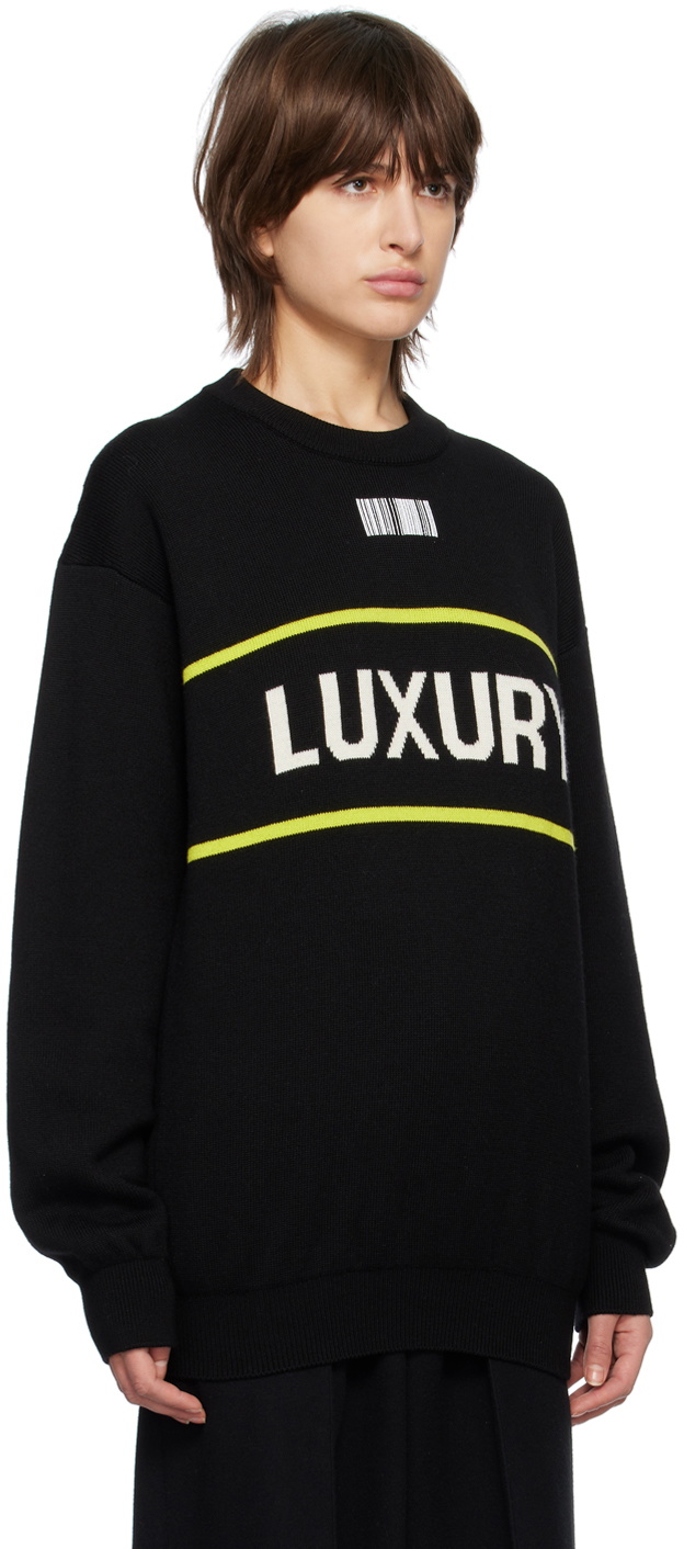 VTMNTS Black 'Luxury' Sweater