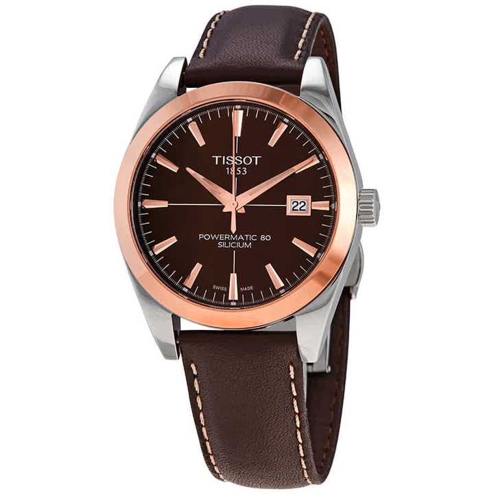 Photo: Tissot Automatic Brown Dial Mens Watch T927.407.46.291.00