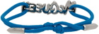 Alexander McQueen Blue Graffiti Bracelet