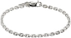 Martine Ali Silver Cable Chain Bracelet