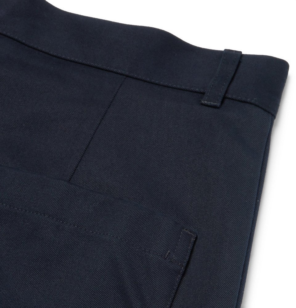 Studio Nicholson - Bill Tapered Peached-Cotton Twill Trousers