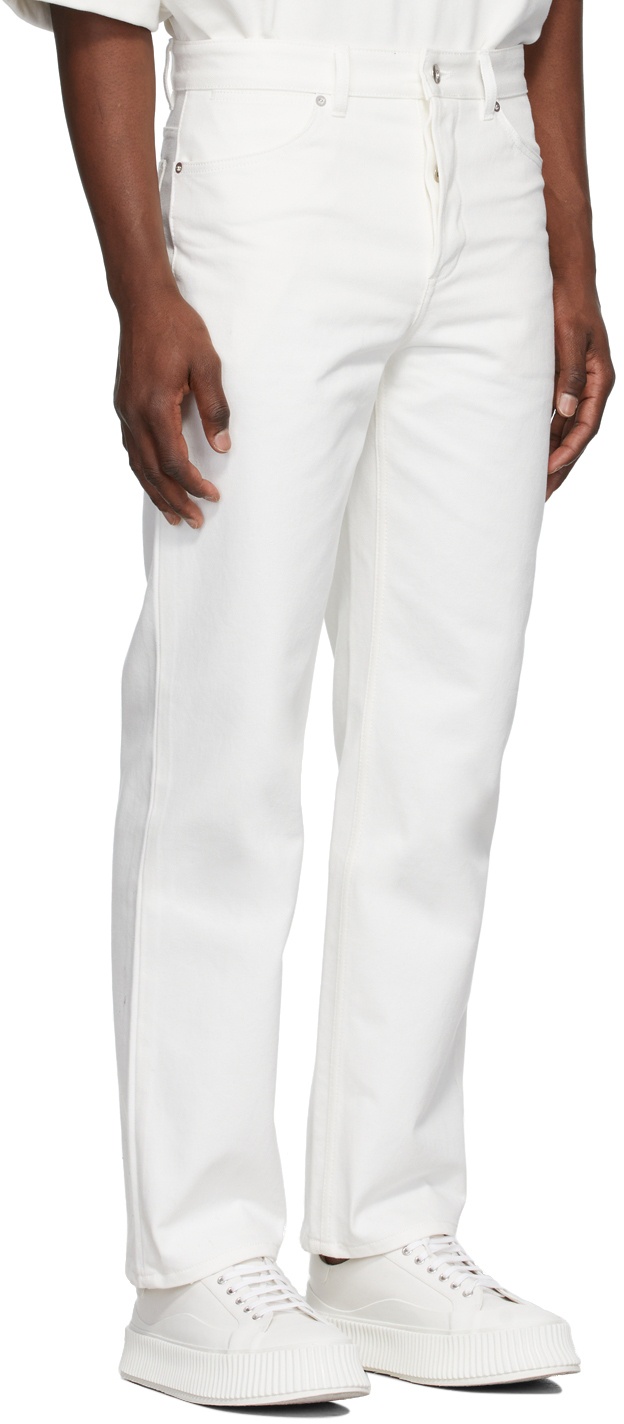 Jil Sander White Denim Jeans