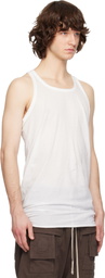 Rick Owens DRKSHDW White Temple Loose Tank Top