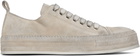 Ann Demeulemeester Gray Gert Low-Top Sneakers