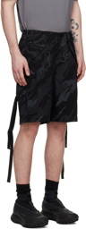 Maharishi Black Cargo Shorts