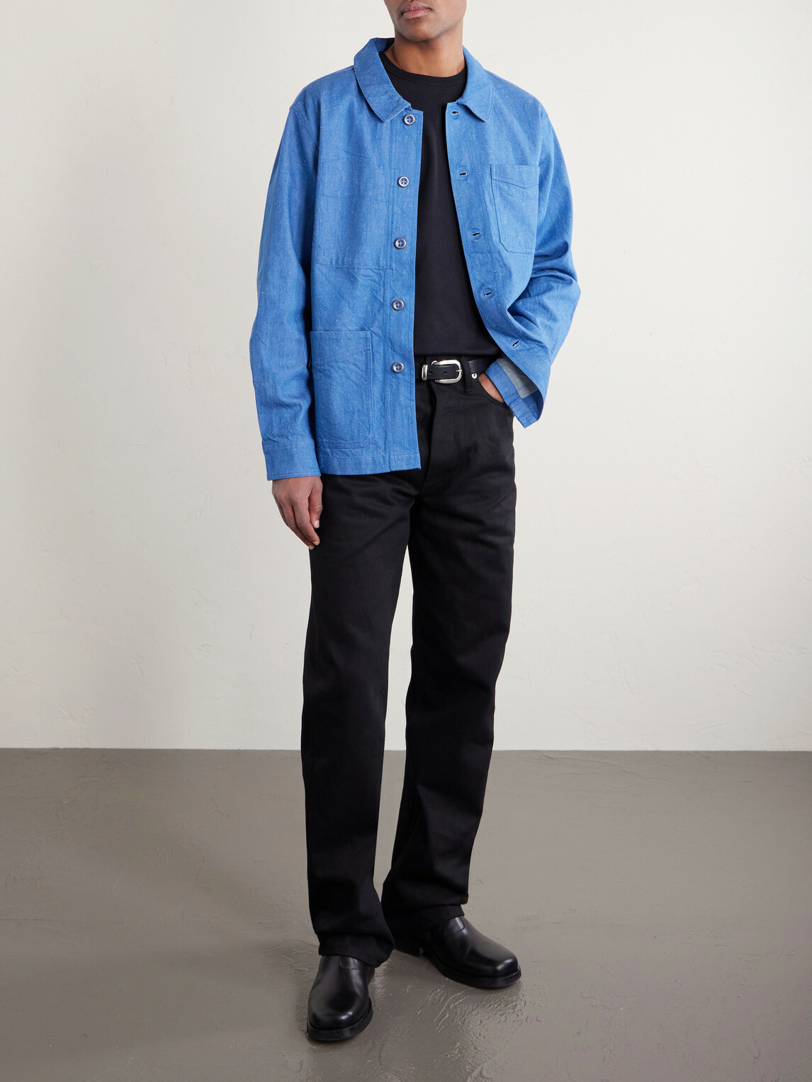3sixteen - Denim Blouson Jacket - Blue
