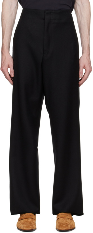 Photo: ZEGNA Black Compact Trousers
