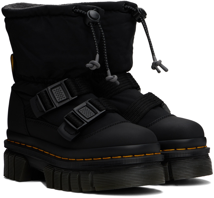 Dr.Martens AUDRICK 201 BOOT ブラック 5 UK Dr. Martens Audrick Padded Hi Sz 5 W Snowplow Winter Snow