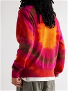 The Elder Statesman - Tie-Dyed Merino Wool and Cashmere-Blend Sweater - Pink