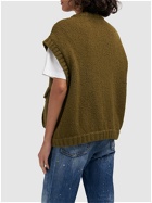 DSQUARED2 - Buttoned Wool Knit Cardigan Vest