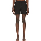 Amiri Black Logo Core Swim Shorts