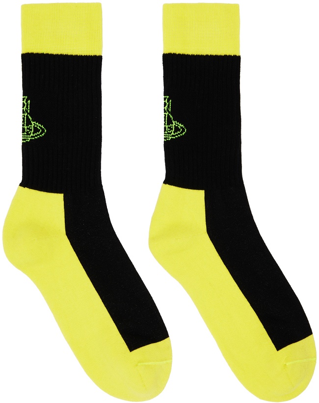 Photo: Vivienne Westwood Black & Yellow Sporty Socks