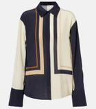 SIR Printed silk shirt