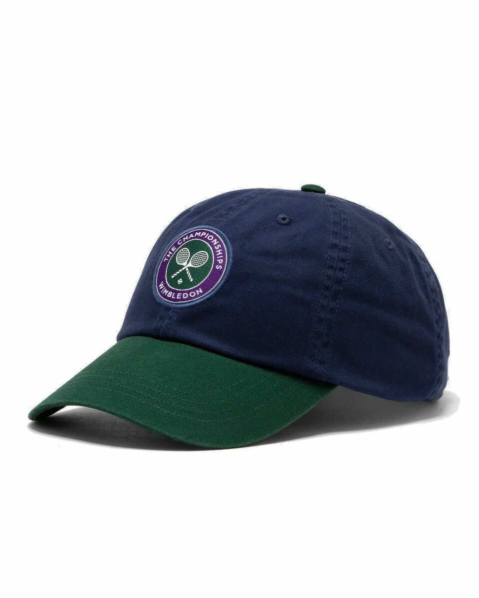 Photo: Polo Ralph Lauren Wimbledon Cap Blue/Green - Mens - Caps
