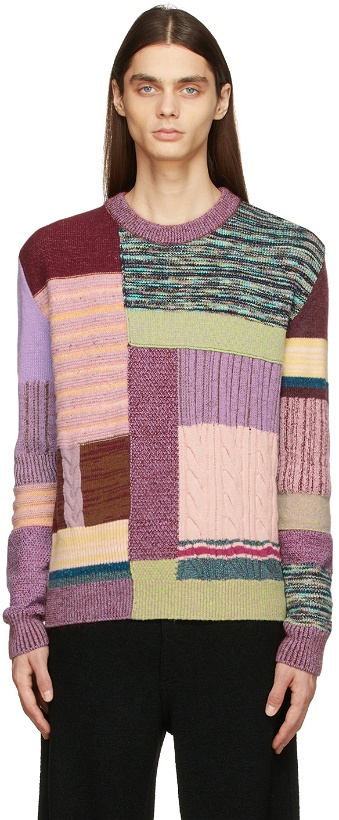Photo: Marc Jacobs Multicolor 'The Patchwork Crewneck Sweater' Sweater