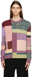 Marc Jacobs Multicolor 'The Patchwork Crewneck Sweater' Sweater
