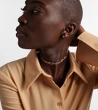 Messika Move Link 18kt rose gold choker with diamonds