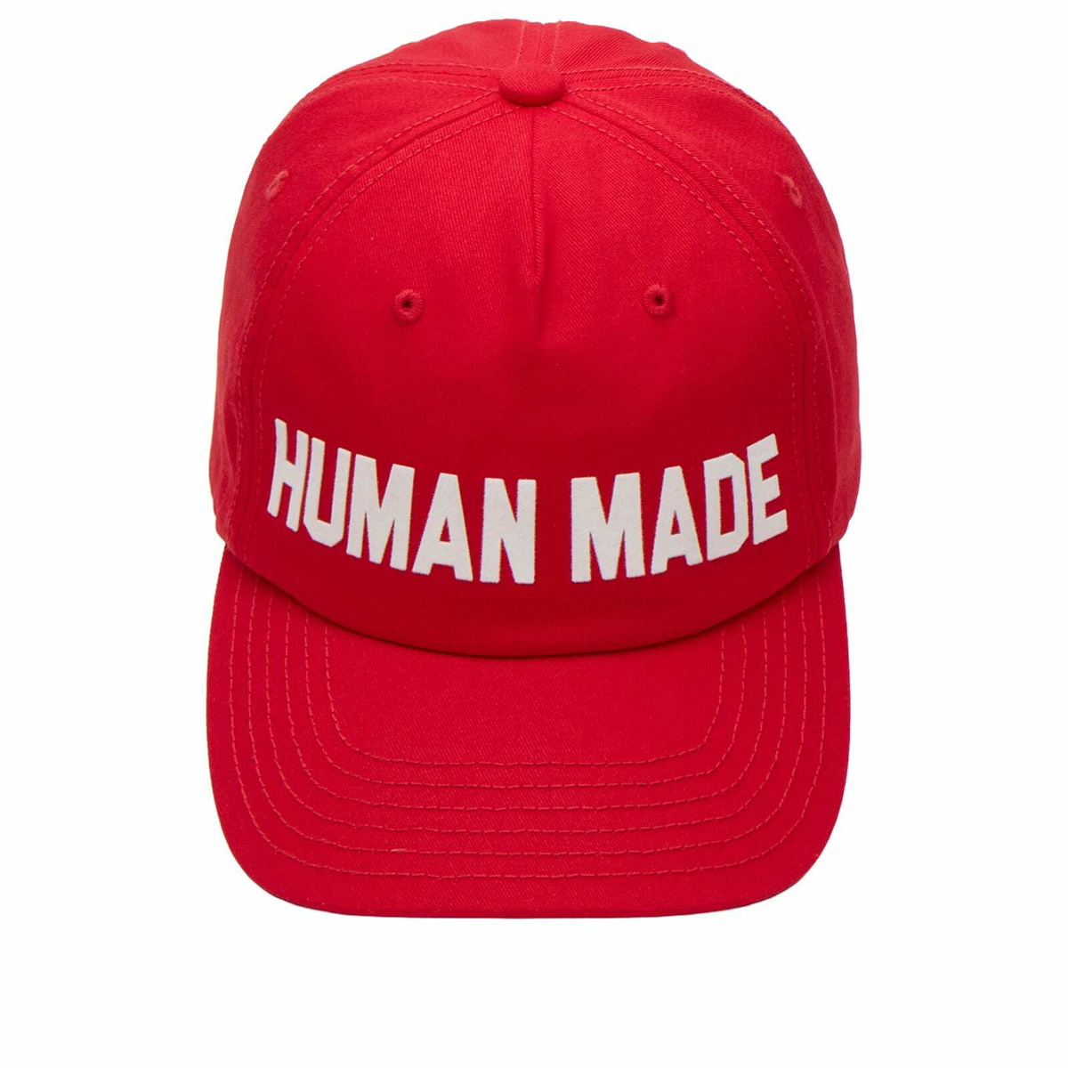Human Made Men's Logo 5 Panel Cap in Red 