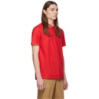 Burberry Red Johnston Polo