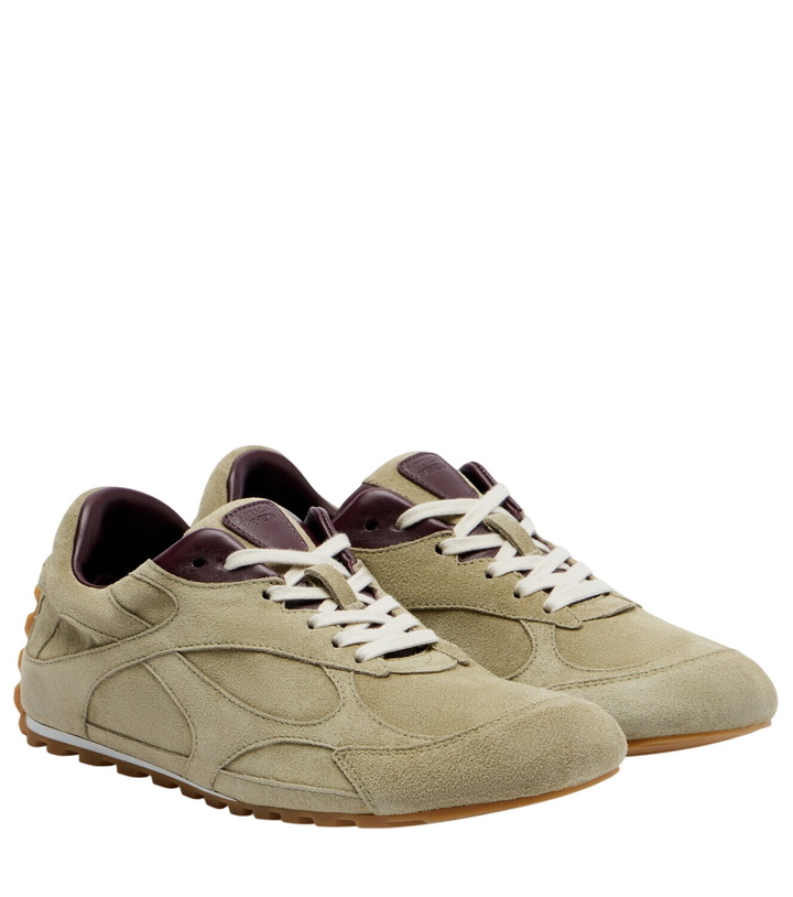 Photo: Bottega Veneta Orbit Flash suede sneakers