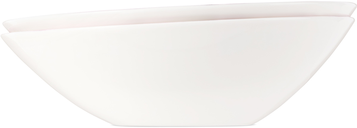 Marni White & Purple Serax Edition M Low Bowl Set