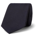 Gucci - 7cm Panther-Appliquéd Silk and Wool-Blend Tie - Men - Navy