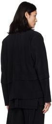 HOMME PLISSÉ ISSEY MIYAKE Black Paneled Cargo Jacket