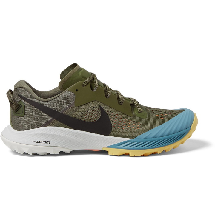 Photo: Nike Running - Air Zoom Terra Kiger 6 Rubber-Trimmed Mesh Trail Running Sneakers - Green