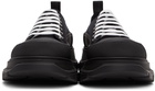 Alexander McQueen Black Tread Slick Sneakers