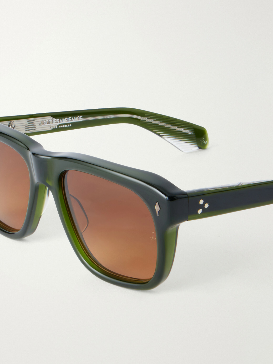 Jacques Marie Mage - Yves Square-Frame Acetate Sunglasses