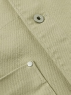 Club Monaco - Corduroy-Trimmed Cotton-Blend Twill Jacket - Green