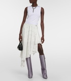 Givenchy Shark Lock Strass knee-high boots