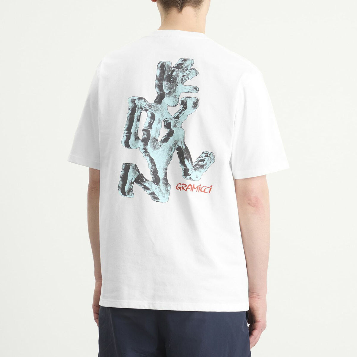 Gramicci Men's Ice Sculpture T-Shirt in White