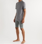 Nike Training - Yoga Infinalon Dri-Fit Shorts - Gray