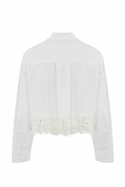 TwinSet Poplin Shirt With Lace