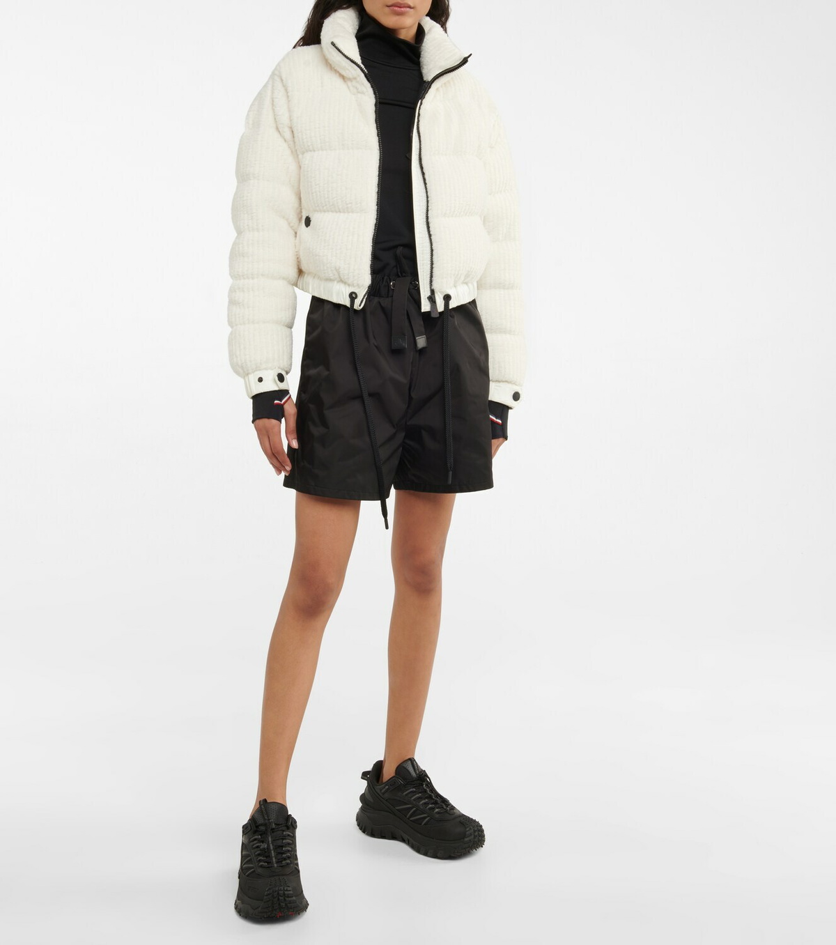 【MONCLER】GRENOBLE AYSE DOWN JACKET Moncler Grenoble 'ayse' down jacket with elasticated hem