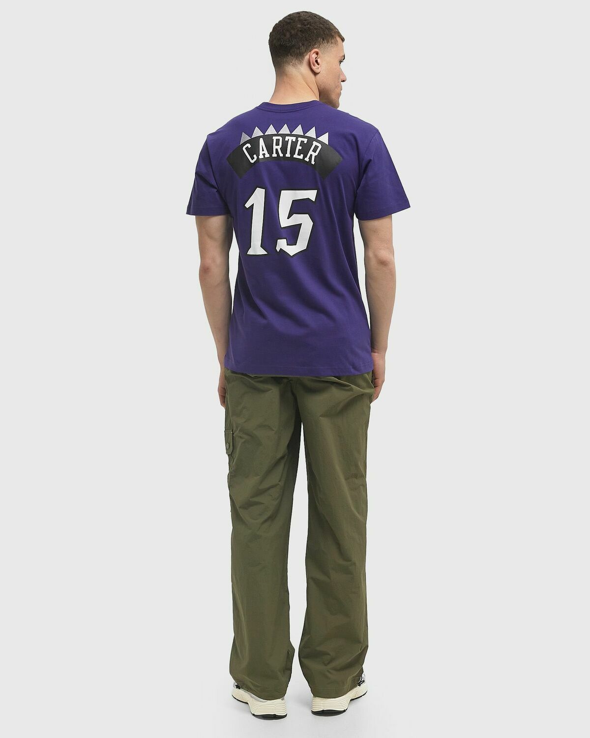 Mitchell & Ness NBA N&N TEE TORONTO RAPTORS VINCE CARTER Purple Mens Shortsleeves/Team Tee