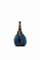 Diesel D-Line-Denim shoulder bag - Shoulder Bags Womens in Blue